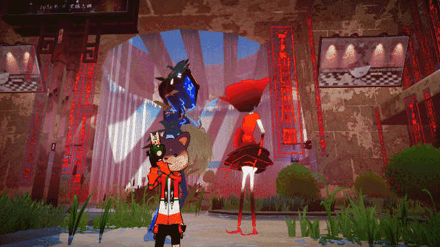 A boss encounter in a mysterious dreamscape